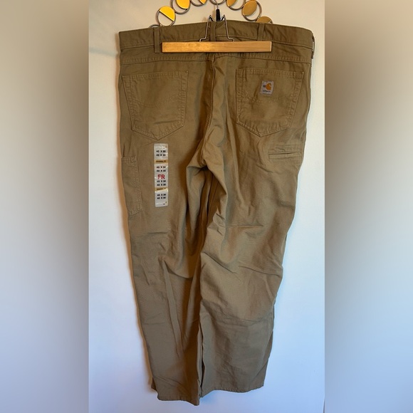SOLD- Carhartt FR Midweight Canvas Jean Mens Size 40x30 Pants Fire Resistant - Picture 2 of 9